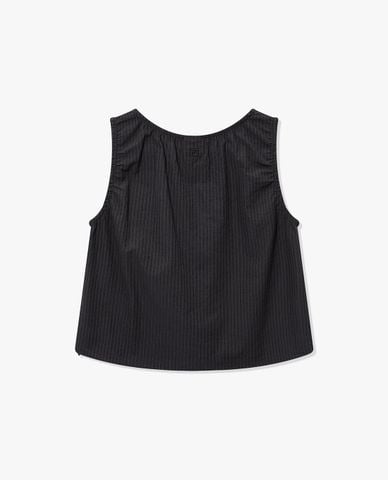  FILA - Áo sát nách nữ cổ tròn phom croptop 