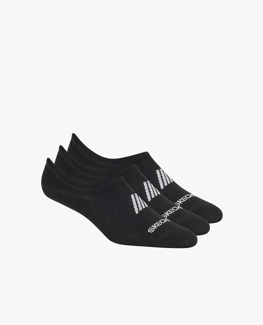 SKECHERS - Set 3 vớ nữ cổ thấp dệt logo