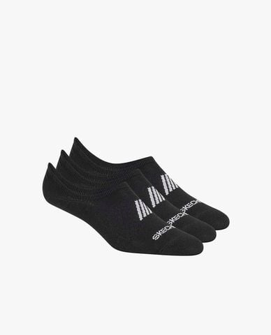  SKECHERS - Set 3 vớ nữ cổ thấp dệt logo 