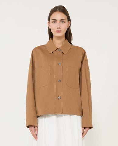  WEEKEND MAX MARA - Áo khoác sơ mi nữ tay dài Wkdvettura 