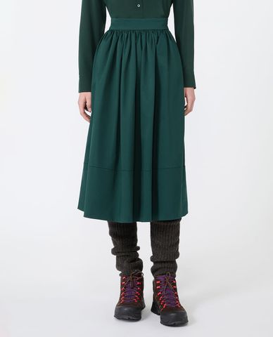  WEEKEND MAX MARA - Chân váy chữ A midi xếp li Wkslira 