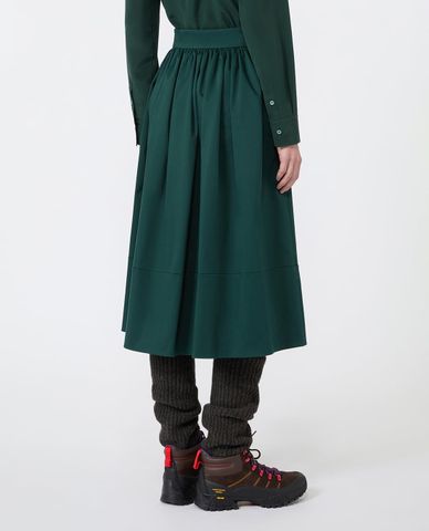  WEEKEND MAX MARA - Chân váy chữ A midi xếp li Wkslira 