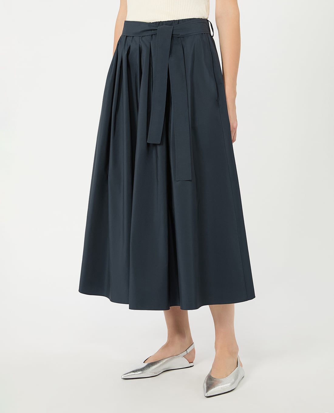 WEEKEND MAX MARA - Chân váy xếp ly midi Wkdalpaca