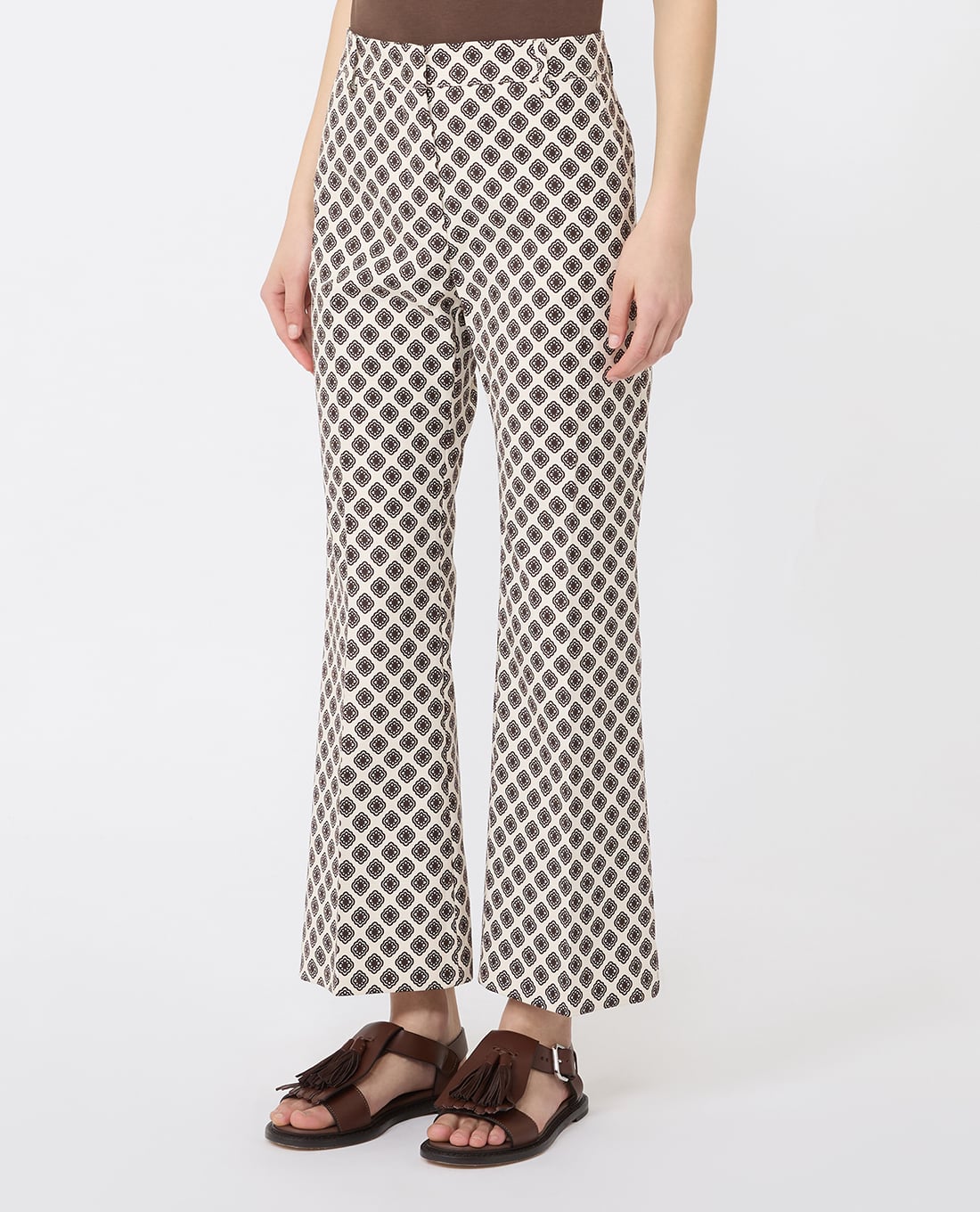 WEEKEND MAX MARA - Quần nữ ống loe in họa tiết Wkdonde