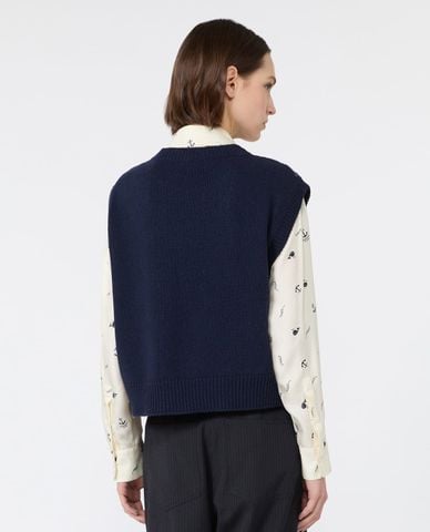  WEEKEND MAX MARA - Áo khoác gilet nữ dệt kim Savana 