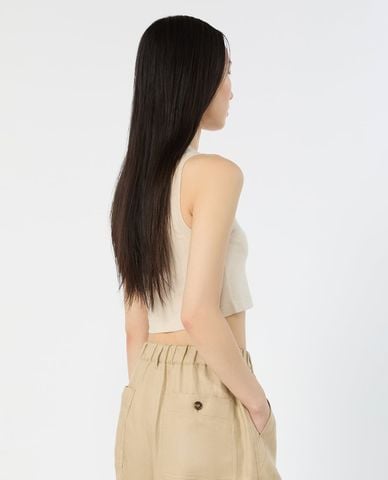  WEEKEND MAX MARA - Áo croptop nữ cổ tròn sát nách Wkibombo 