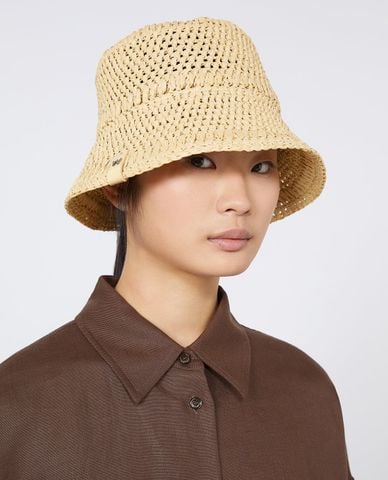  WEEKEND MAX MARA - Nón bucket nữ đan cói Wkafragore 