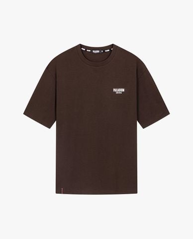  PALLADIUM - Áo thun unisex cổ tròn tay ngắn in logo 