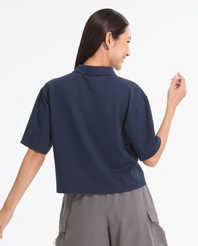  SKECHERS - Áo polo nữ cổ bẻ tay ngắn 