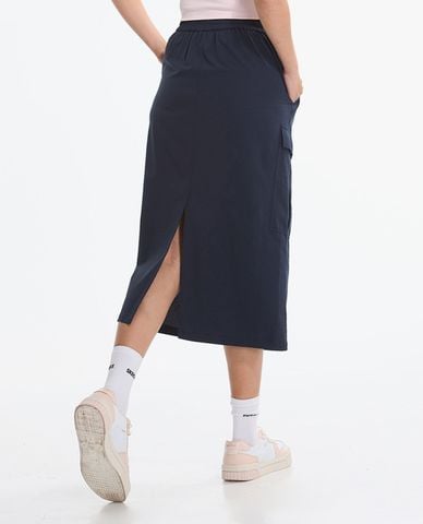  SKECHERS - Chân váy chữ A midi phối túi hộp 