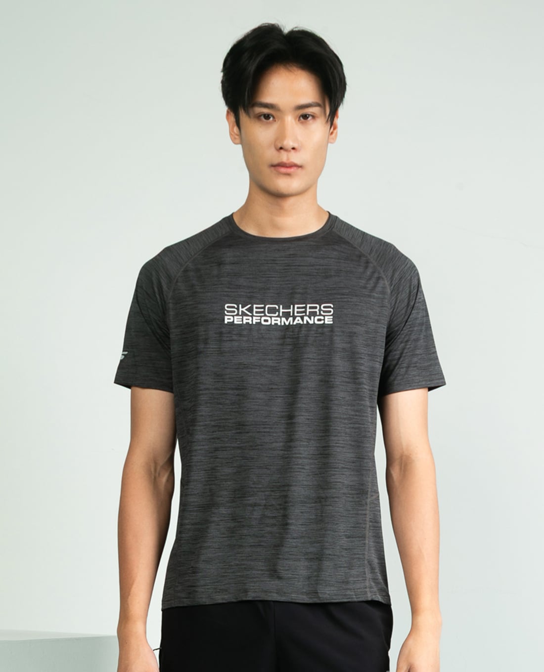 SKECHERS - Áo thun thể thao nam cổ tròn tay ngắn Performance