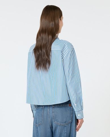  WEEKEND MAX MARA - Áo sơ mi nữ tay dài kẻ sọc Wkdpanneto 
