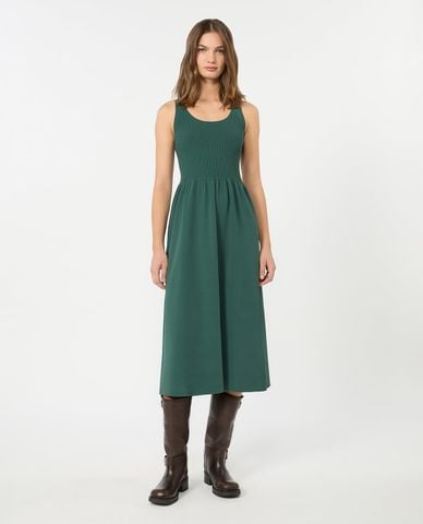  WEEKEND MAX MARA - Đầm sát nách midi xếp li Wkdcalibri 