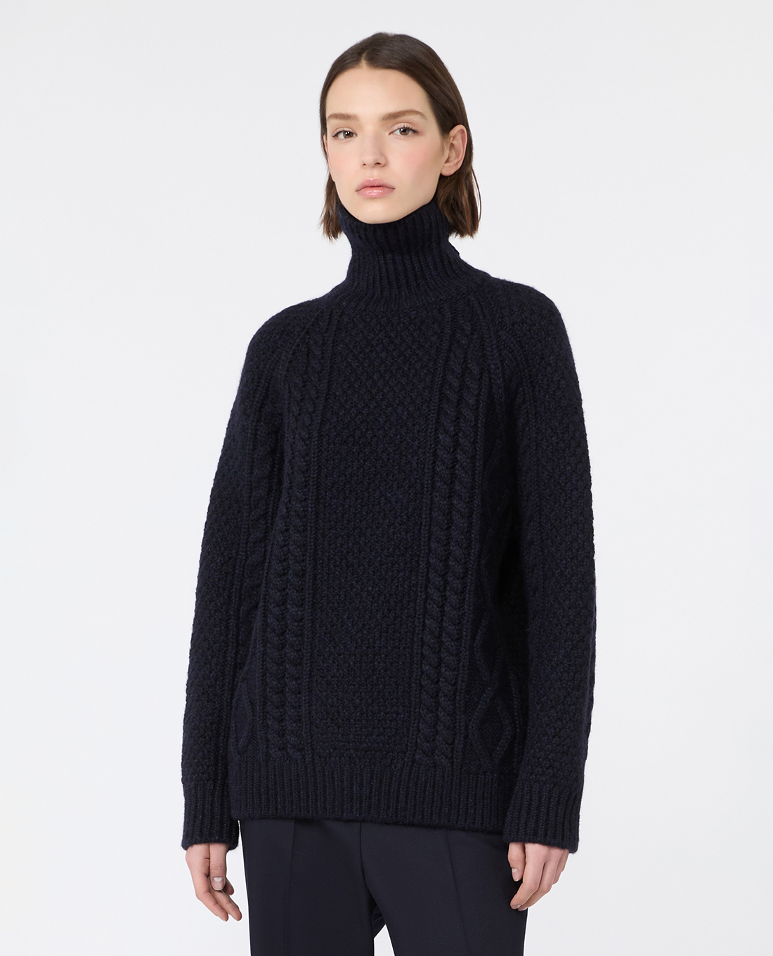 WEEKEND MAX MARA - Áo sweater nữ cổ lọ tay dài Wkssarong