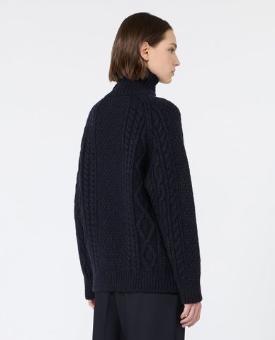  WEEKEND MAX MARA - Áo sweater nữ cổ lọ tay dài Wkssarong 