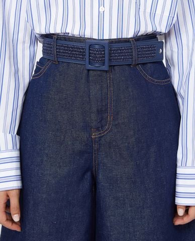  WEEKEND MAX MARA - Thắt lưng nữ bản vừa khóa vuông Wkabocca 