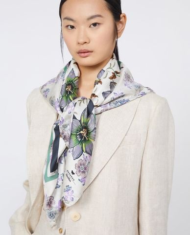  WEEKEND MAX MARA - Khăn choàng nữ phom vuông Wkaonestonew 