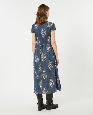  WEEKEND MAX MARA - Đầm midi cổ tròn phom suông Wkdgufo 