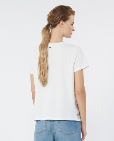  WEEKEND MAX MARA - Áo thun nữ cổ tròn tay ngắn Wkdgenio 