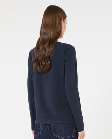  WEEKEND MAX MARA - Áo thun nữ cổ tròn tay dài Wkdcestino 
