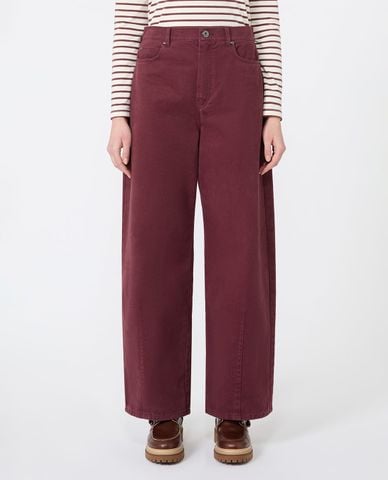  WEEKEND MAX MARA - Quần jeans nữ ống rộng Wkdordine 