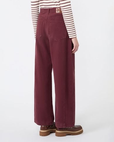  WEEKEND MAX MARA - Quần jeans nữ ống rộng Wkdordine 