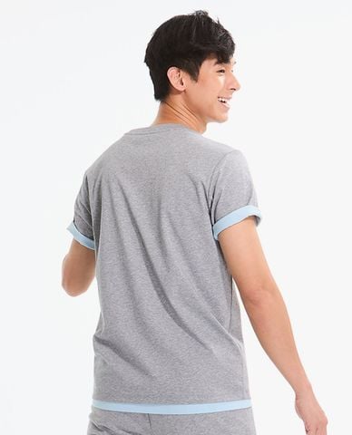  SKECHERS - Áo thun nam cổ tròn tay ngắn 