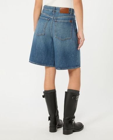  WEEKEND MAX MARA - Quần short jeans nữ ống rộng Wkdonnola 