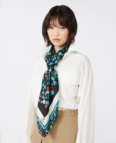  WEEKEND MAX MARA - Khăn choàng nữ phom vuông Wkaonestonew 