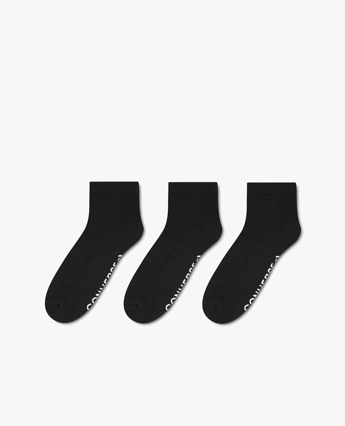 CONVERSE - Set 3 vớ nam cổ vừa Wordmark