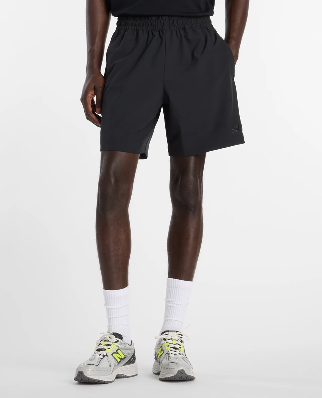 NEW BALANCE - Quần short tập luyện nam lưng thun