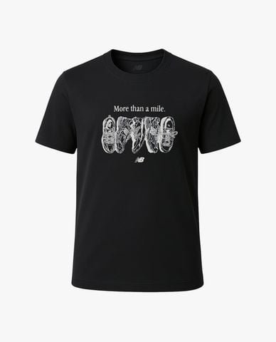  NEW BALANCE - Áo thun nam cổ tròn tay ngắn Miler 