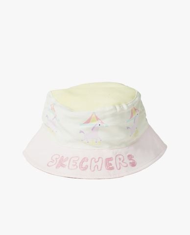  SKECHERS - Nón bucket trẻ em thêu logo Fisherman 