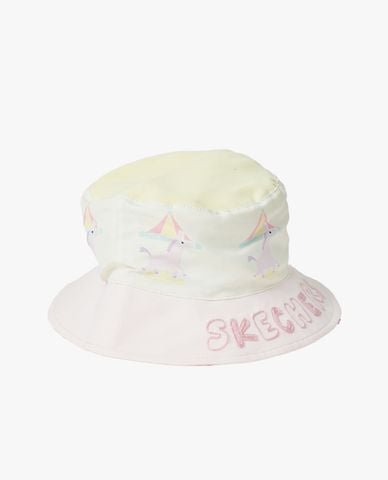  SKECHERS - Nón bucket trẻ em thêu logo Fisherman 