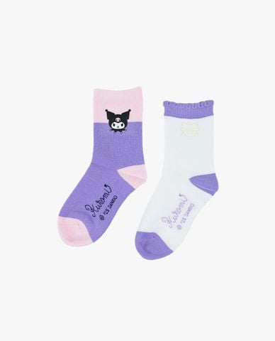  SKECHERS - Set 2 vớ bé gái Kuromi 