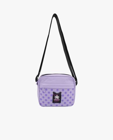  SKECHERS - Túi đeo chéo nữ hình vuông Kuromi 