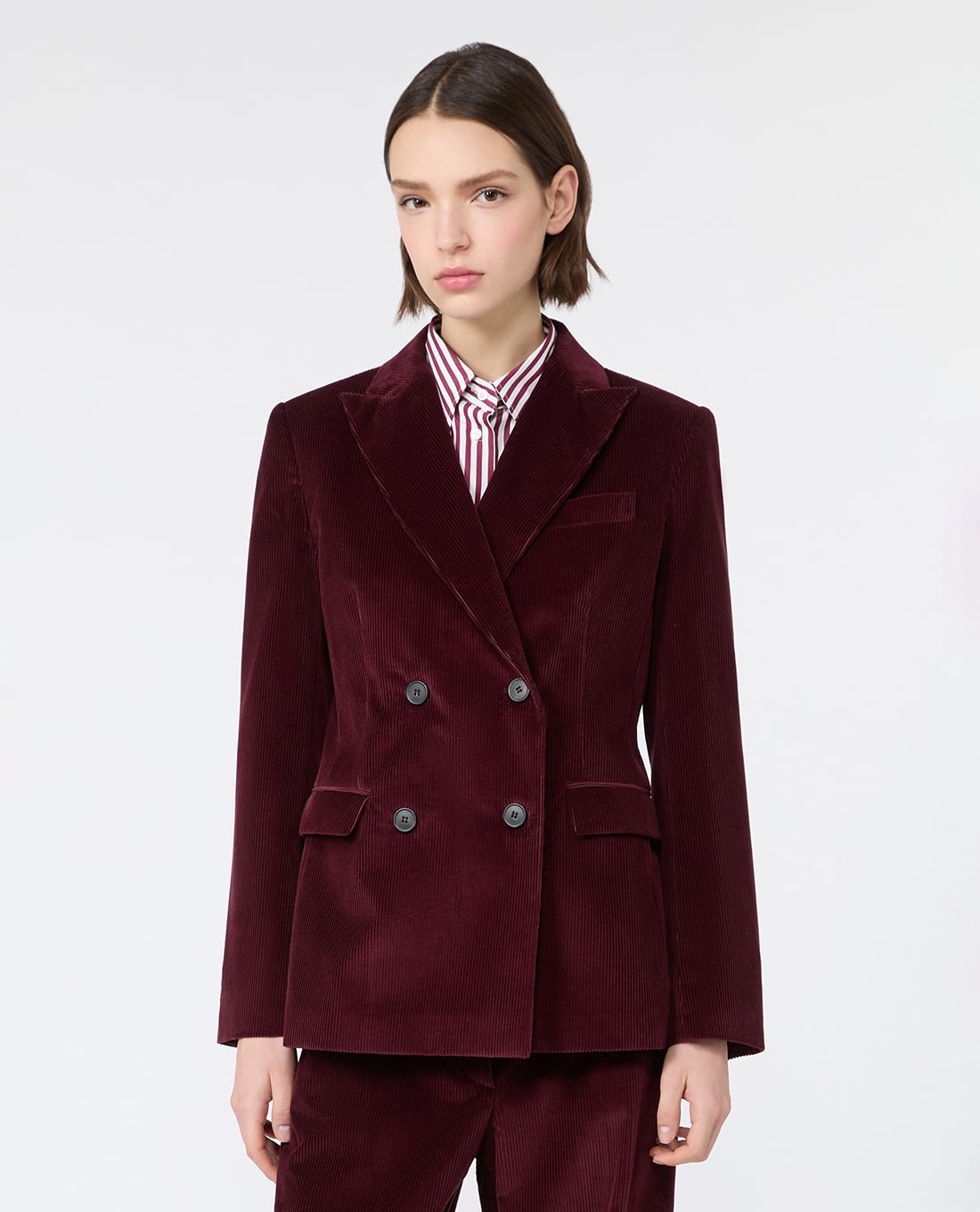 WEEKEND MAX MARA - Áo khoác blazer nữ hai hàng khuy Wkdkatanga