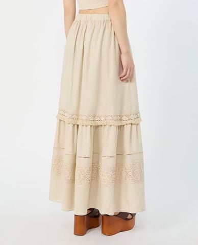  WEEKEND MAX MARA - Chân váy xếp tầng midi Wkipallore 
