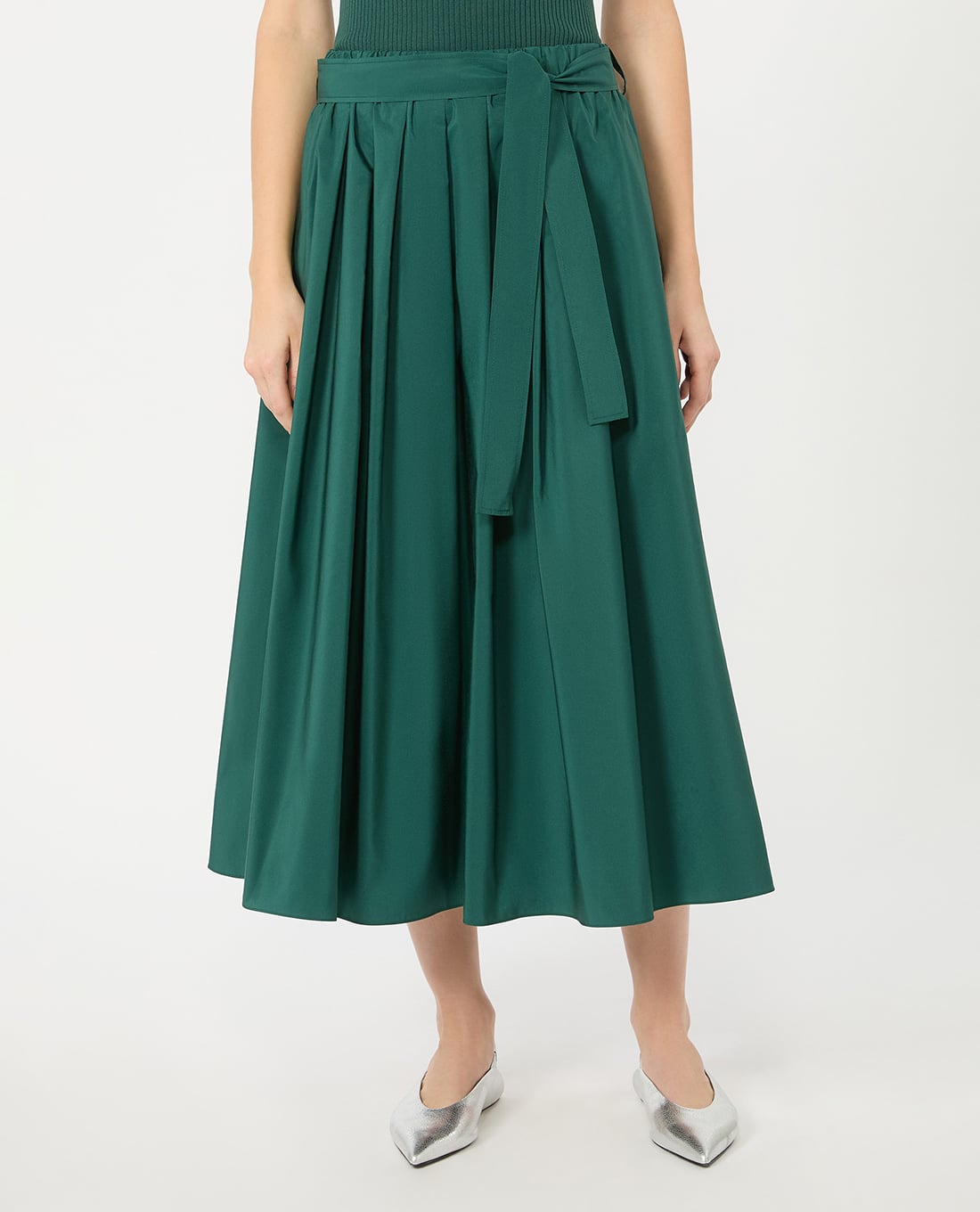 WEEKEND MAX MARA - Chân váy xếp ly midi Wkdalpaca
