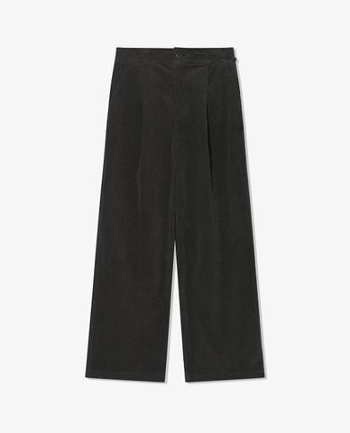  FILA - Quần unisex ống rộng xếp li Corduroy 