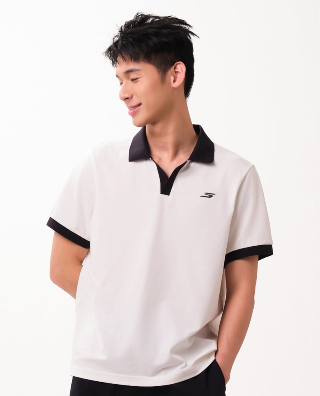 SKECHERS - Áo polo nam cổ bẻ tay ngắn Performance