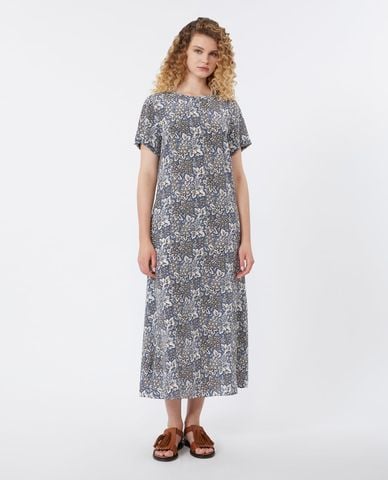  WEEKEND MAX MARA - Đầm midi cổ tròn tay ngắn Wkdcrespo 