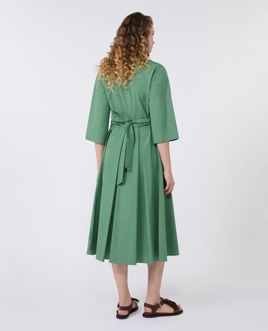  WEEKEND MAX MARA - Đầm sơ mi midi cổ ve tay lửng Wkdpadana 