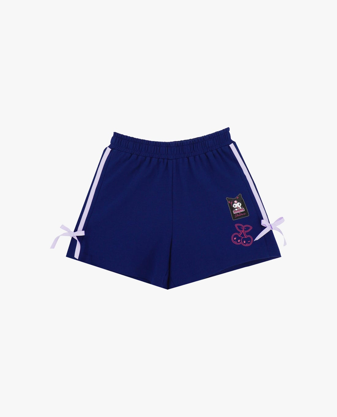 SKECHERS - Quần short bé gái lưng thun phối nơ Kuromi