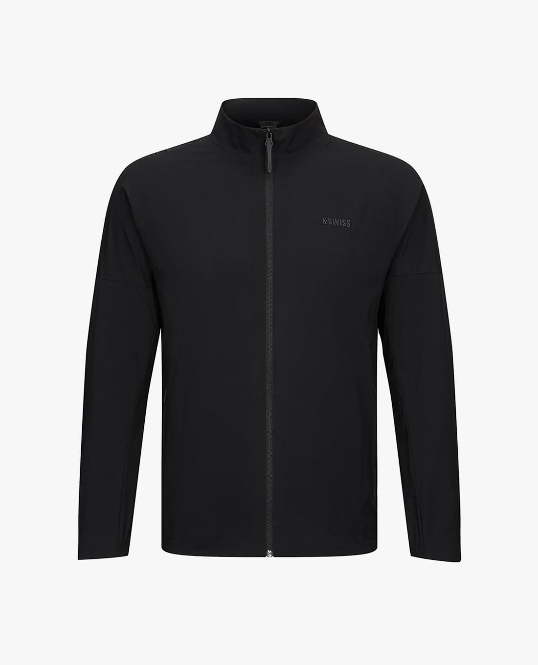 K-SWISS - Áo khoác thể thao nam cổ trụ tay dài phối zip