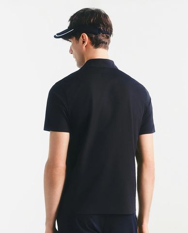  K-SWISS - Áo polo nam cổ bẻ tay ngắn in logo 