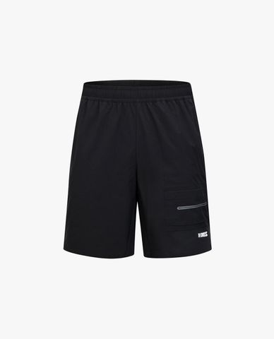  K-SWISS - Quần short thể thao nam ống rộng in logo 