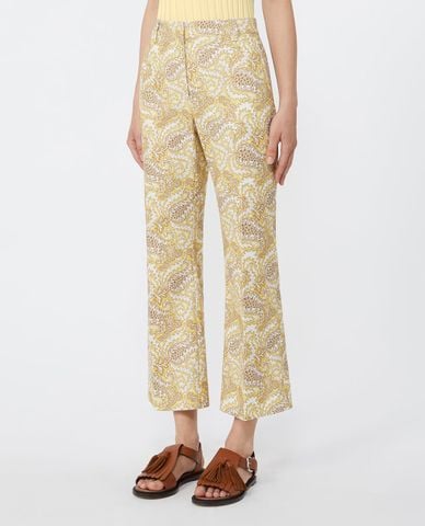  WEEKEND MAX MARA - Quần nữ ống loe in họa tiết Wkdonde 