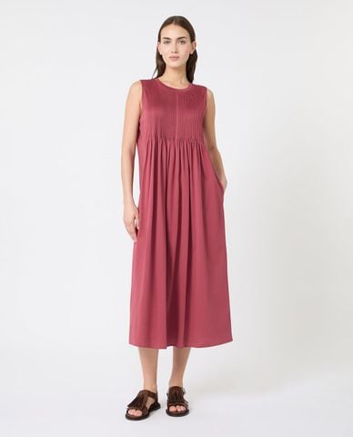  WEEKEND MAX MARA - Đầm sát nách midi xếp li Wkdricordo 