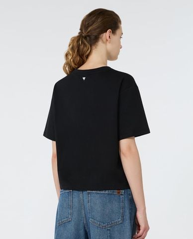  WEEKEND MAX MARA - Áo thun nữ cổ tròn tay ngắn Wkdsala 